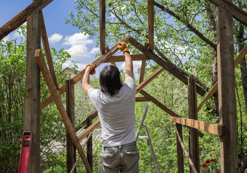 Pergola Repair in Spring